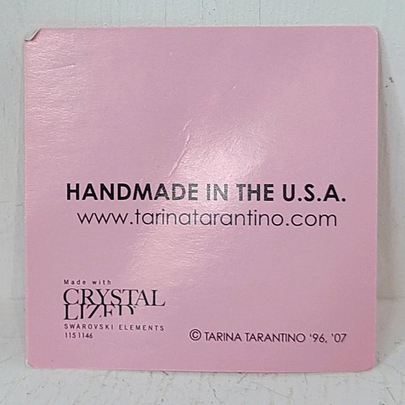 Tarina Tarantino Blue Cameo Ring Crystallized Swarovski Elements Adjustable EUC - Picture 5 of 5